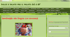 Desktop Screenshot of dolceesalatoperilpalato.blogspot.com