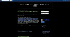 Desktop Screenshot of ellifordycesomethingstillcool.blogspot.com