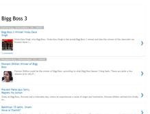 Tablet Screenshot of biggbossthree.blogspot.com