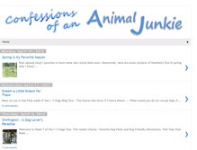 Tablet Screenshot of animaljunkie.blogspot.com