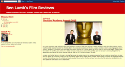 Desktop Screenshot of benlambsfilmreviews.blogspot.com