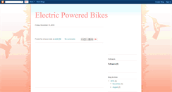 Desktop Screenshot of batterypoweredbikes.blogspot.com