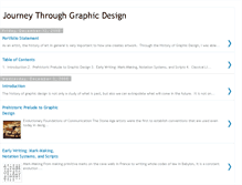 Tablet Screenshot of journeythroughgraphicdesign.blogspot.com