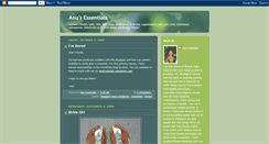 Desktop Screenshot of anuessentials.blogspot.com