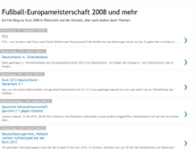 Tablet Screenshot of fussball-euro-2008.blogspot.com