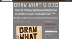 Desktop Screenshot of drawwhatudig.blogspot.com
