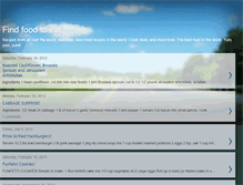 Tablet Screenshot of findfoodtoeat.blogspot.com