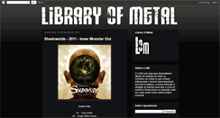 Desktop Screenshot of metaloflibrary.blogspot.com