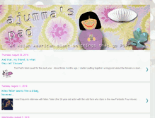 Tablet Screenshot of ajummaspad.blogspot.com