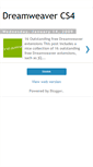 Mobile Screenshot of adobedreamweavercs4.blogspot.com