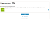Tablet Screenshot of adobedreamweavercs4.blogspot.com