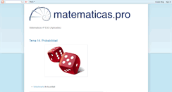 Desktop Screenshot of matematicaseso4.blogspot.com