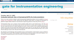 Desktop Screenshot of instrumentationgate.blogspot.com