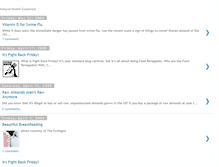 Tablet Screenshot of naturalhealthexplained.blogspot.com