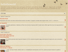 Tablet Screenshot of forlintheworld.blogspot.com