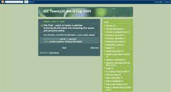 Desktop Screenshot of icct20live.blogspot.com