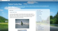 Desktop Screenshot of patrickfamilyblog.blogspot.com