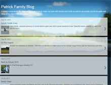 Tablet Screenshot of patrickfamilyblog.blogspot.com