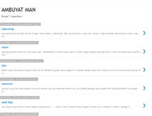 Tablet Screenshot of ambuyatman.blogspot.com