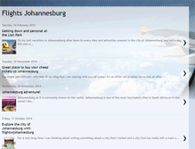 Tablet Screenshot of flights4johannesburg.blogspot.com