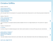 Tablet Screenshot of christineraegriffiths.blogspot.com