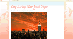 Desktop Screenshot of citylivingnewyorkstyle.blogspot.com