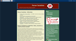 Desktop Screenshot of pensarsocialista.blogspot.com