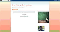 Desktop Screenshot of luisenriqueetica.blogspot.com