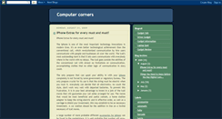 Desktop Screenshot of computercorners.blogspot.com