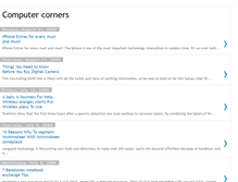 Tablet Screenshot of computercorners.blogspot.com