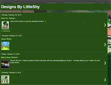 Tablet Screenshot of littleshyxo.blogspot.com