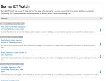 Tablet Screenshot of burma-ict.blogspot.com