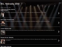 Tablet Screenshot of mrsnebraska2010.blogspot.com