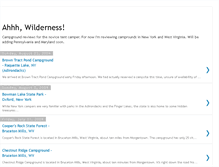 Tablet Screenshot of ahhhwilderness.blogspot.com