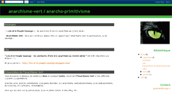 Desktop Screenshot of anarchisme-vert-anarcho-primitivisme.blogspot.com