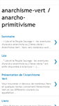 Mobile Screenshot of anarchisme-vert-anarcho-primitivisme.blogspot.com