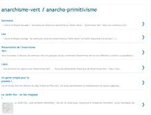 Tablet Screenshot of anarchisme-vert-anarcho-primitivisme.blogspot.com