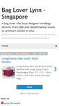 Mobile Screenshot of lynbag.blogspot.com