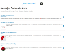 Tablet Screenshot of mensajescortosdeamor.blogspot.com