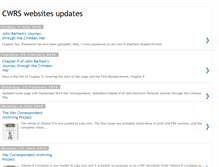 Tablet Screenshot of cwrs-updates.blogspot.com