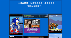 Desktop Screenshot of gameloucos.blogspot.com