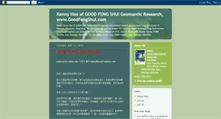 Desktop Screenshot of goodfengshui8888.blogspot.com