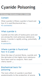 Mobile Screenshot of cyanidepoisoning.blogspot.com