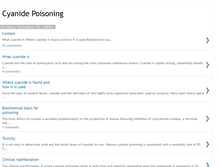 Tablet Screenshot of cyanidepoisoning.blogspot.com
