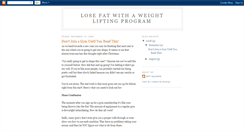 Desktop Screenshot of liftingprograms.blogspot.com