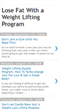 Mobile Screenshot of liftingprograms.blogspot.com