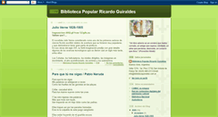 Desktop Screenshot of bibliotecaguiraldes.blogspot.com