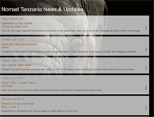 Tablet Screenshot of nomad-tanzania-news.blogspot.com