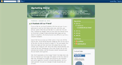 Desktop Screenshot of marketingmirror.blogspot.com