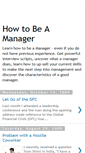 Mobile Screenshot of becomeamanagernow.blogspot.com